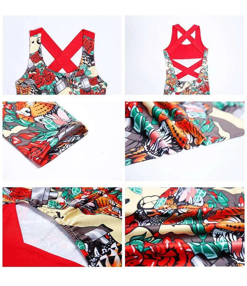 1 Piece Yoga Gym Sportswear Quick Dry Fitness Workout Tracksuit Jogging Jumpsuit