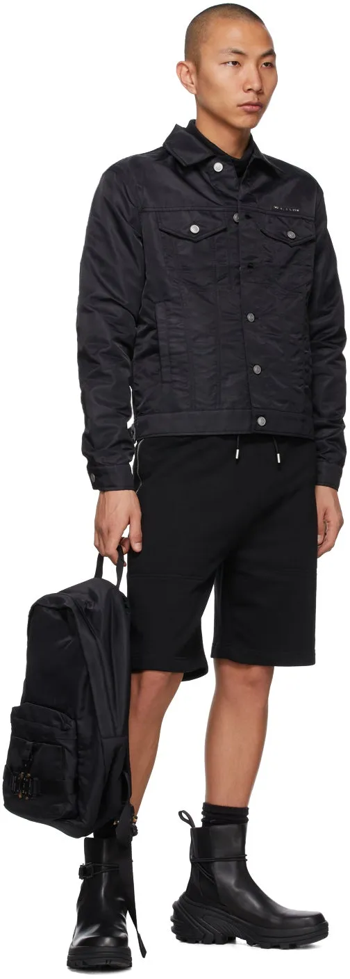 1017 ALYX 9SM Black Sweatpant Shorts