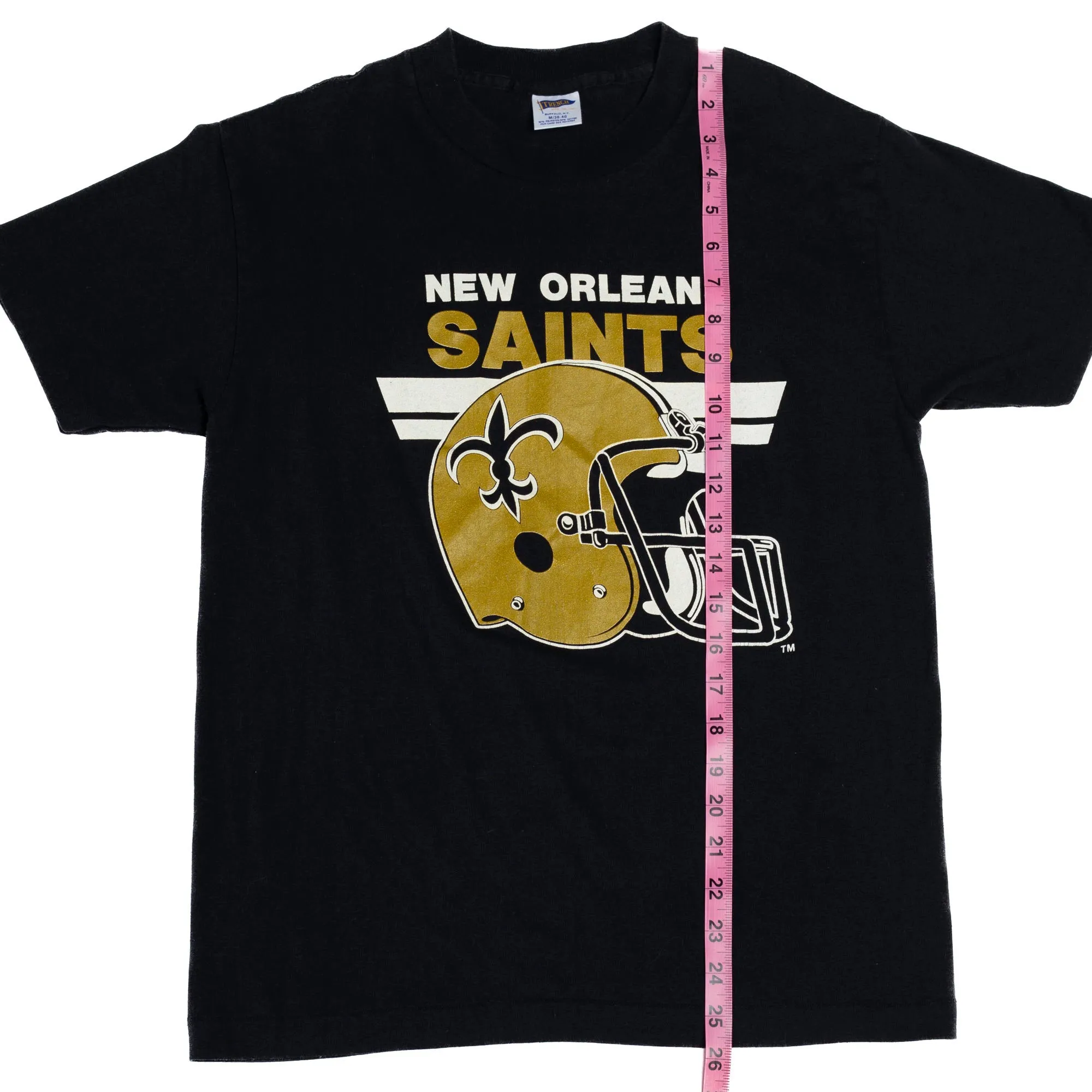 80s New Orleans Saints T Shirt - Men's Small, Women's Medium