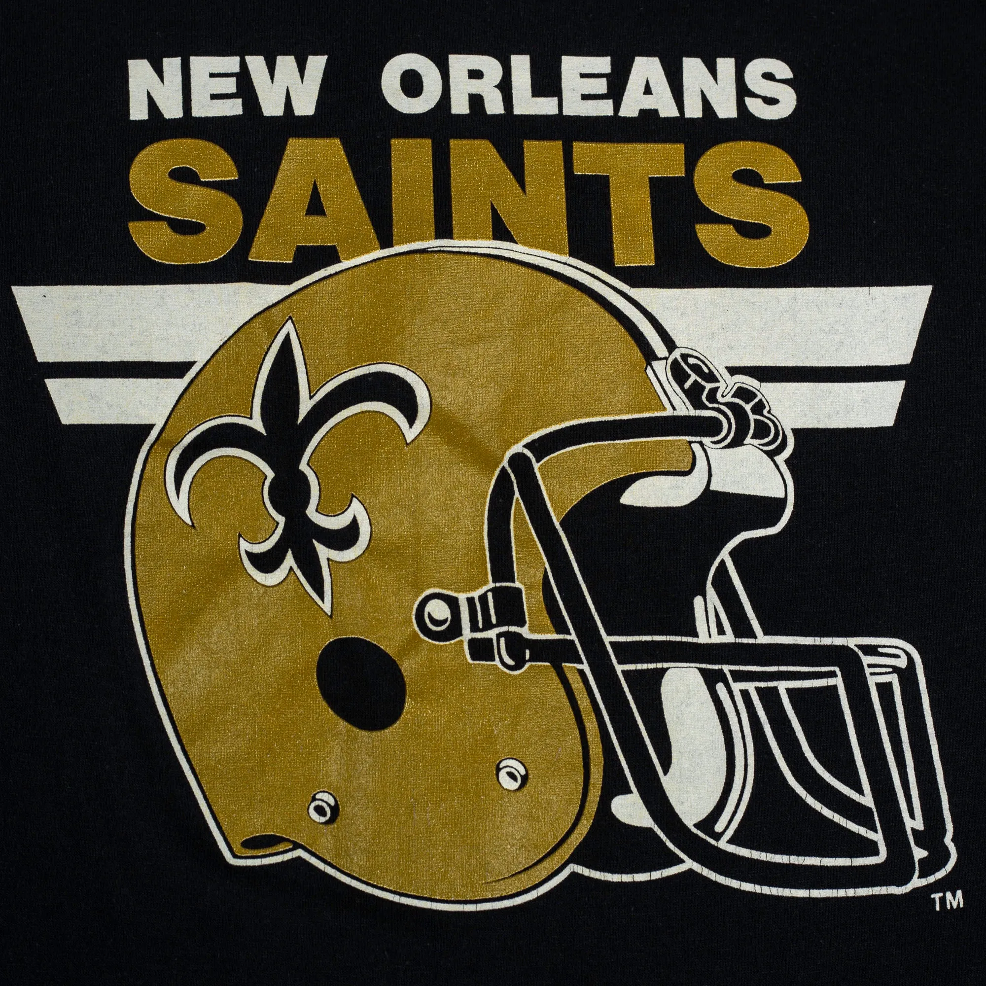 80s New Orleans Saints T Shirt - Men's Small, Women's Medium