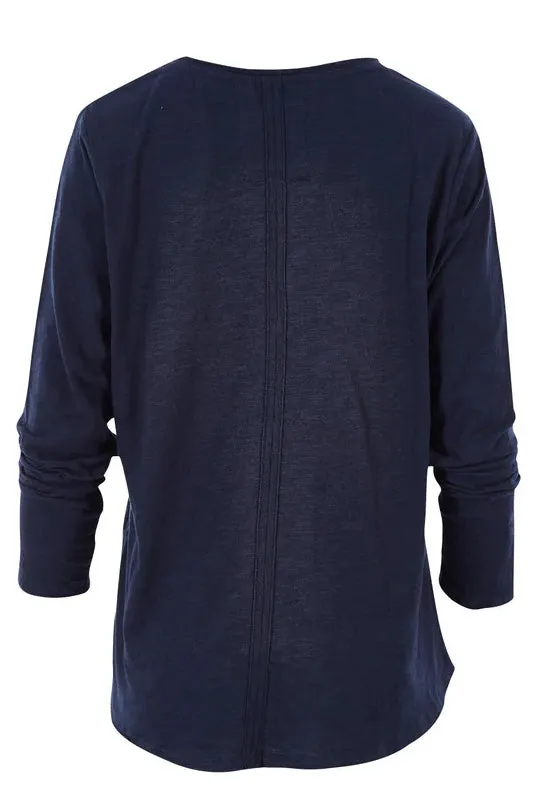 Coles Bay Long Sleeve Top in Navy