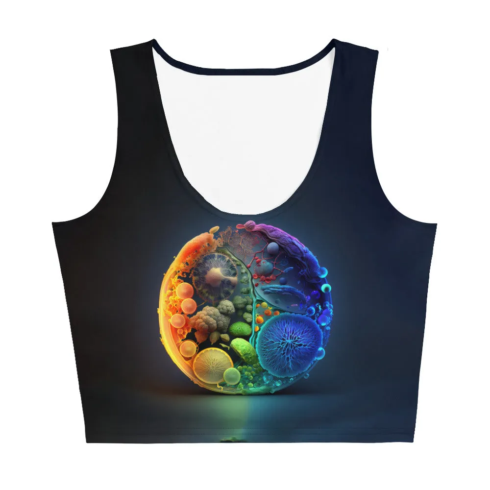 Crop Top Abstract Life