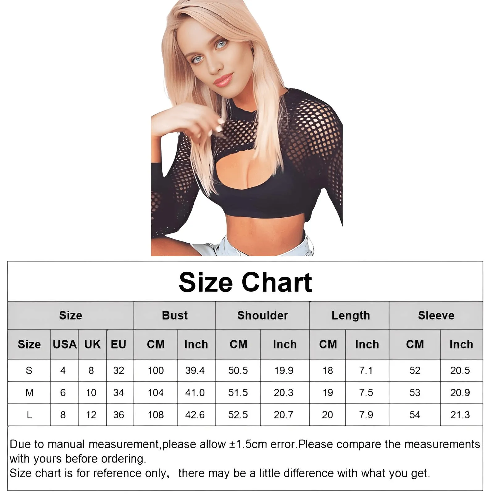 Fish Net Hooded Crop Top