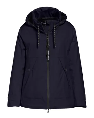 Foldaway Hood Short Rain Jacket