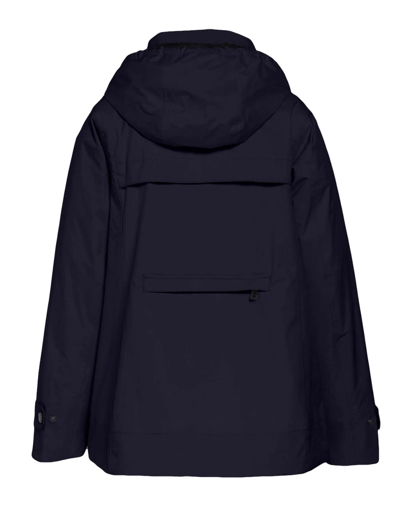 Foldaway Hood Short Rain Jacket