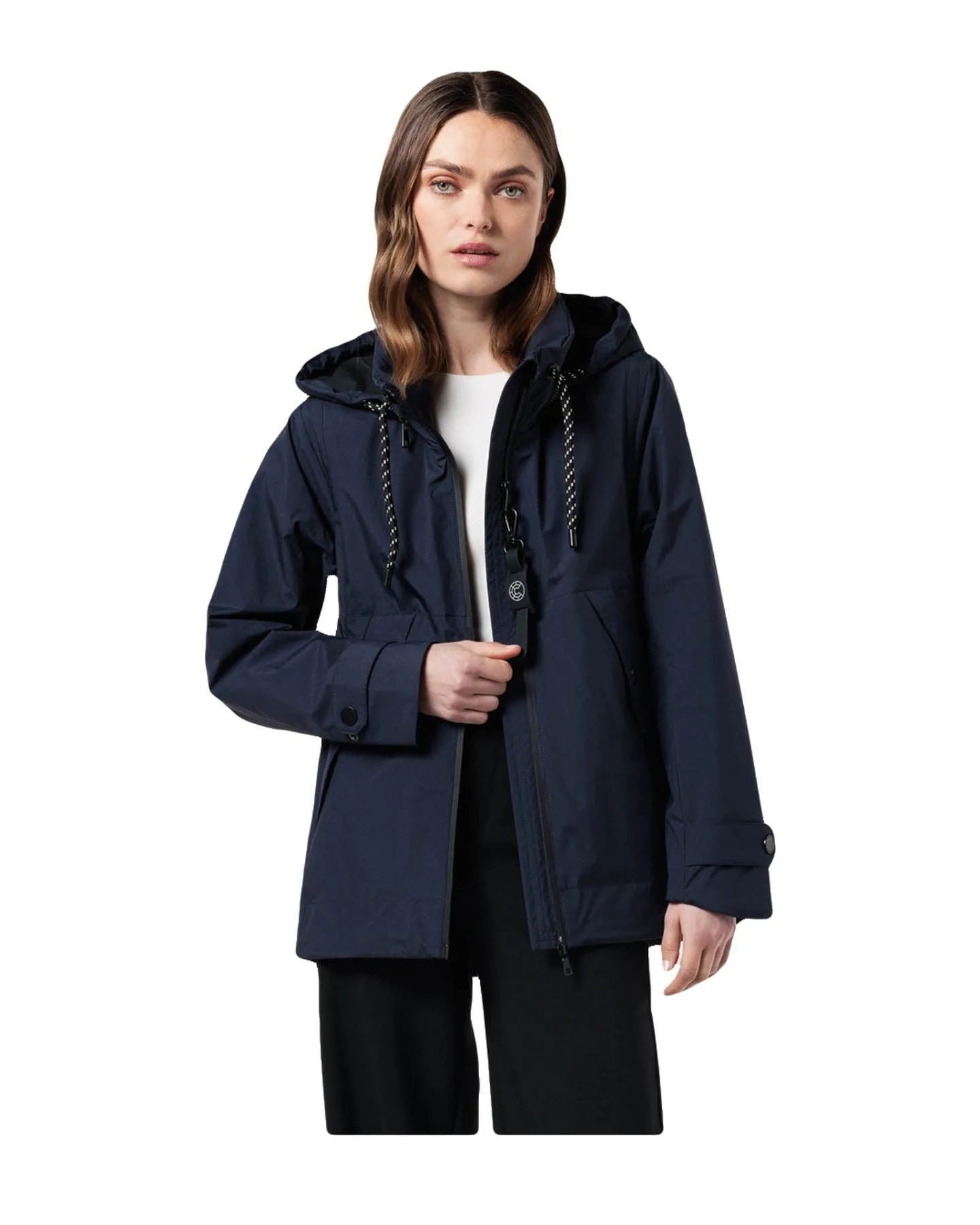 Foldaway Hood Short Rain Jacket