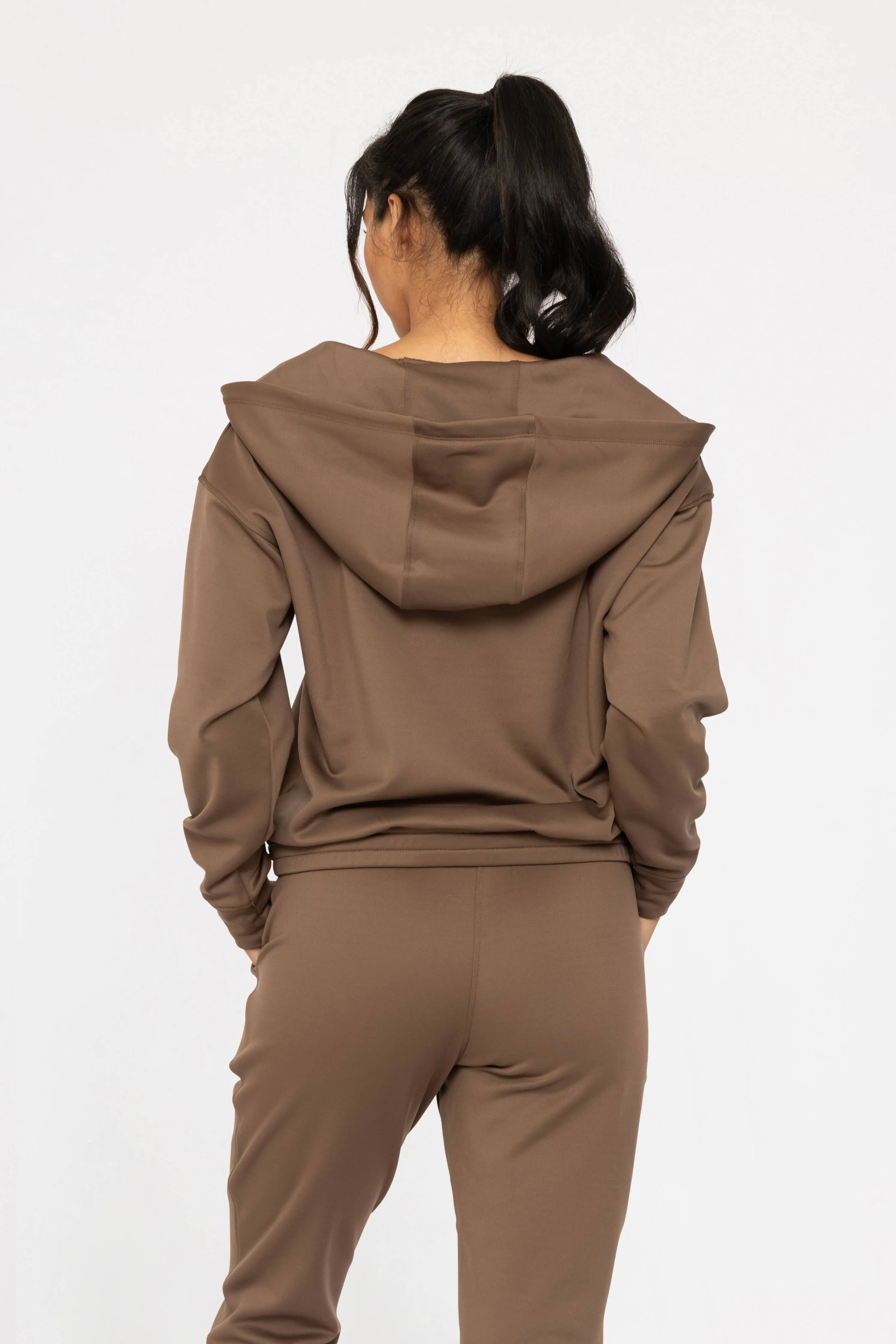 Forest Green Elevated Pullover Henley Hoodie