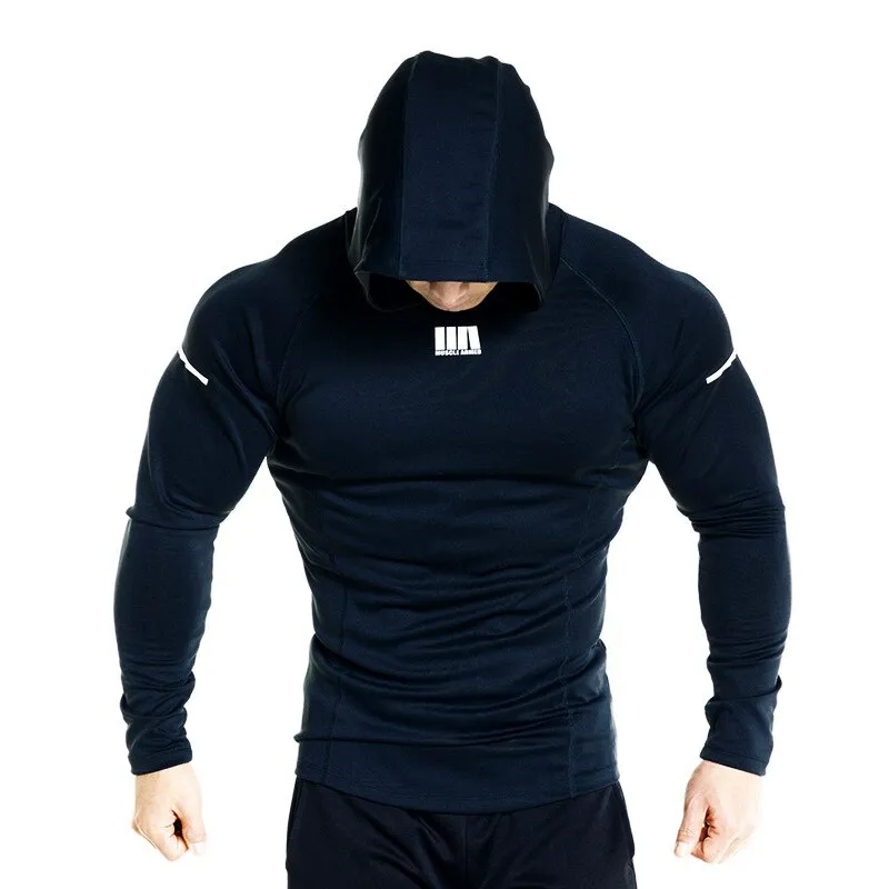 Gym Hoodies for Men Bodybuilding Hoodies Muscles Workout Sweatshirt Fitness Pullover