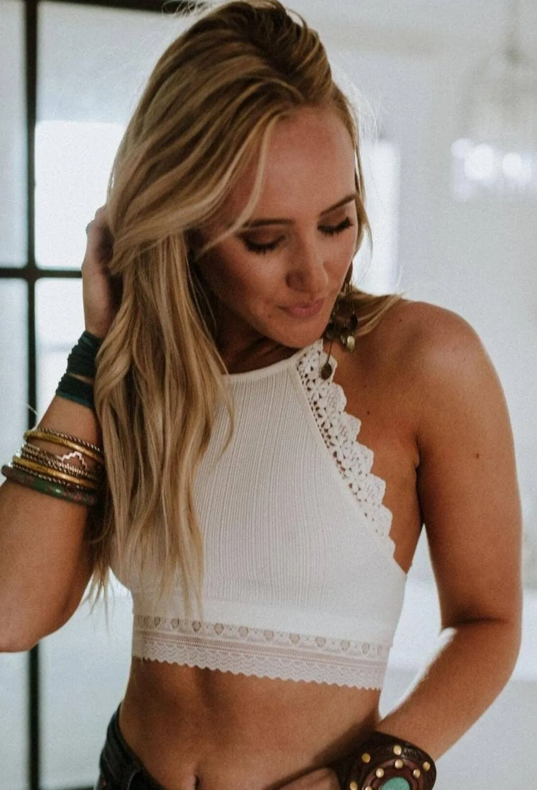 Halter Style Bralette w/ detail