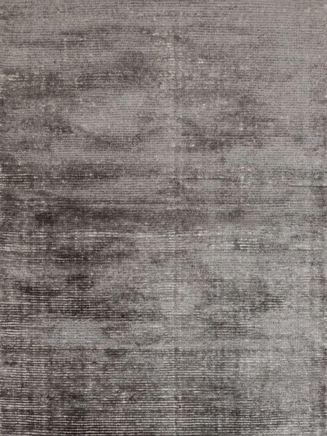 Harmony Grey White Striped Viscose Rug