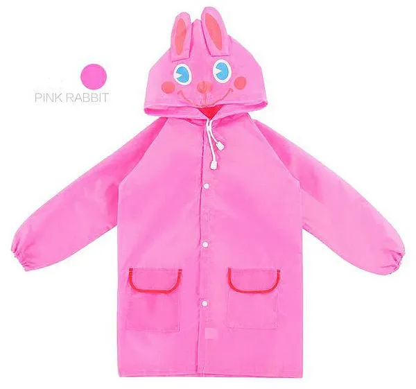 Kids Rain Coat Hooded Waterproof - Free Shipping to N.A.
