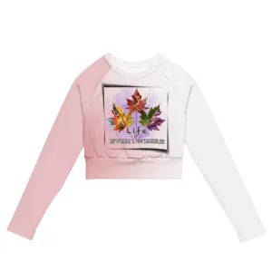 Long-Sleeve Crop Top Autumn