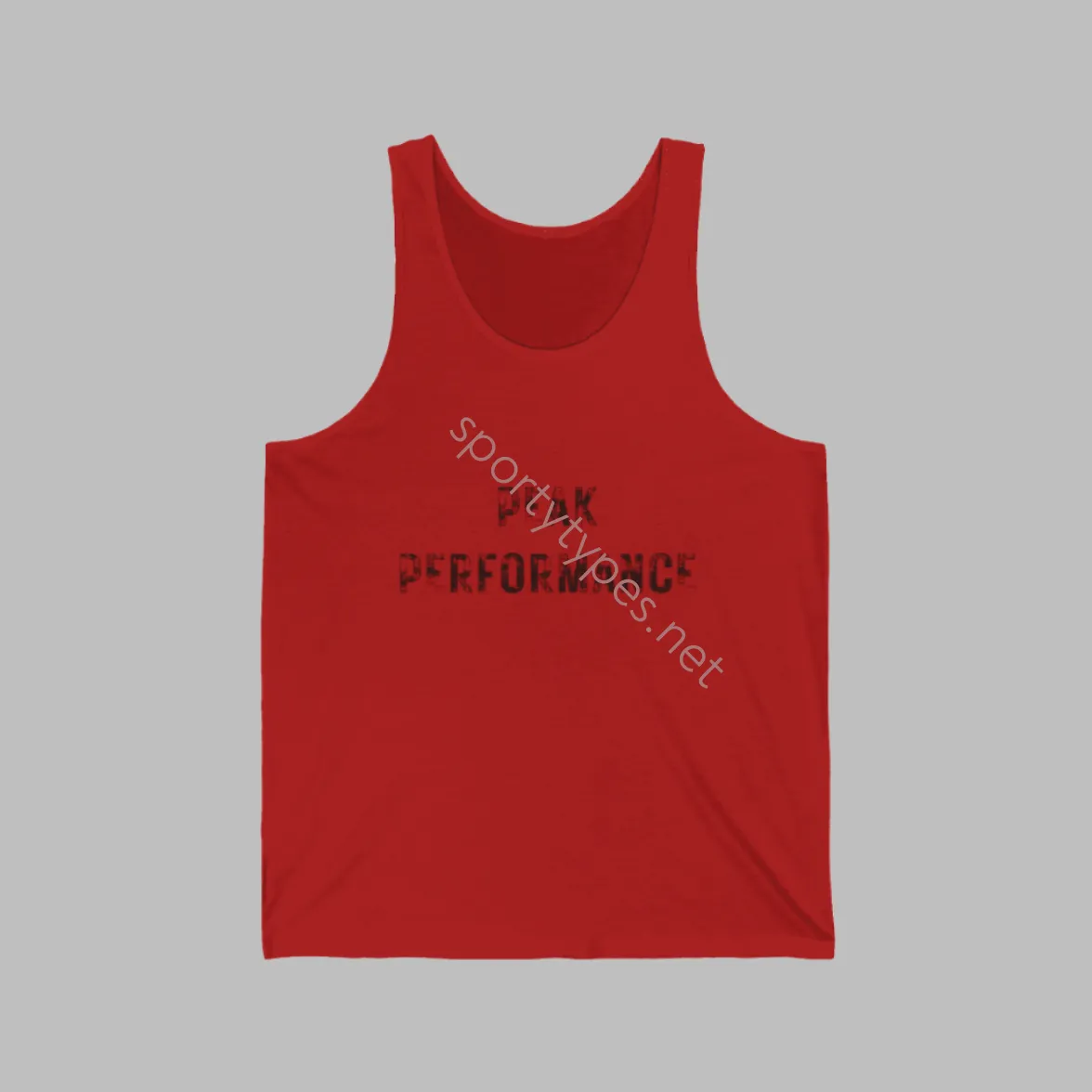 Men's Peak Performance Black Distressed Print Tank Top