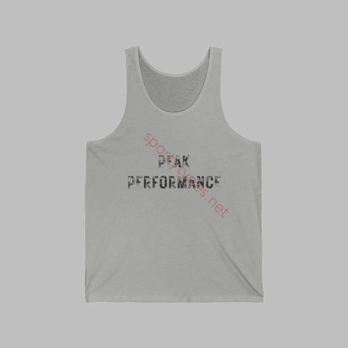 Men's Peak Performance Black Distressed Print Tank Top
