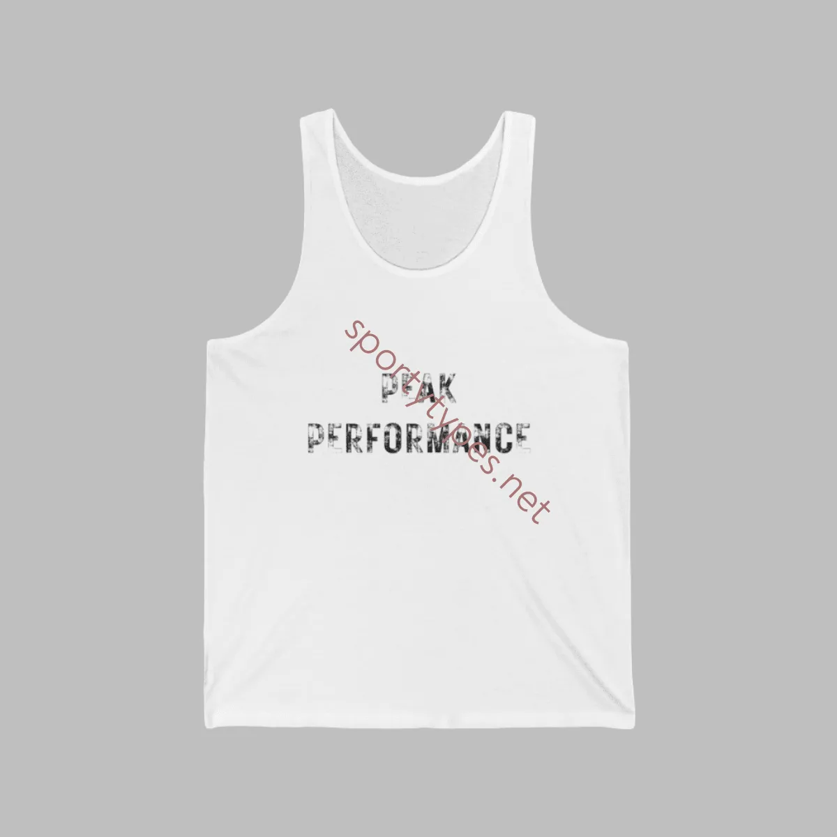 Men's Peak Performance Black Distressed Print Tank Top