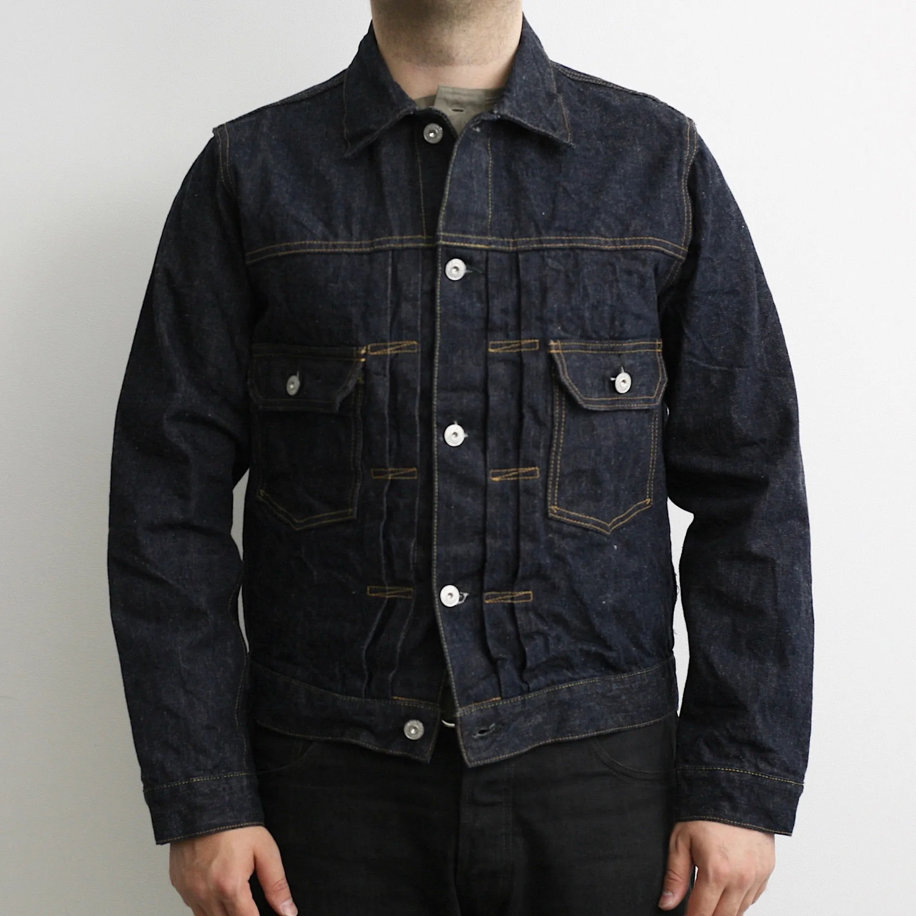 Natural Indigo Type II 14.5oz Selvedge Denim Jacket - OW (71949-XX)