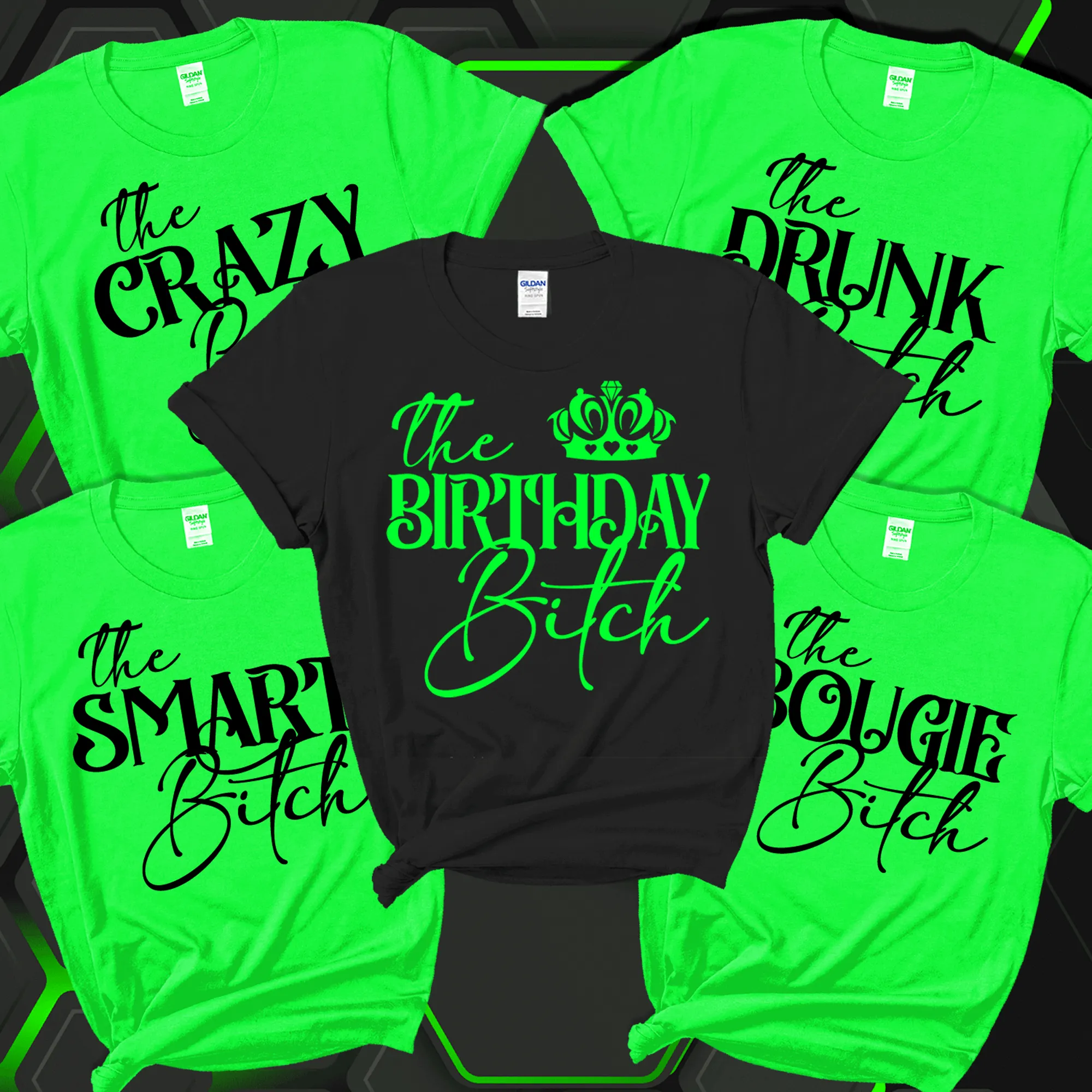 Personalized Birthday Bitch Birthday Squad Shirts, Birthday Girl, Birthday Entourage Shirts