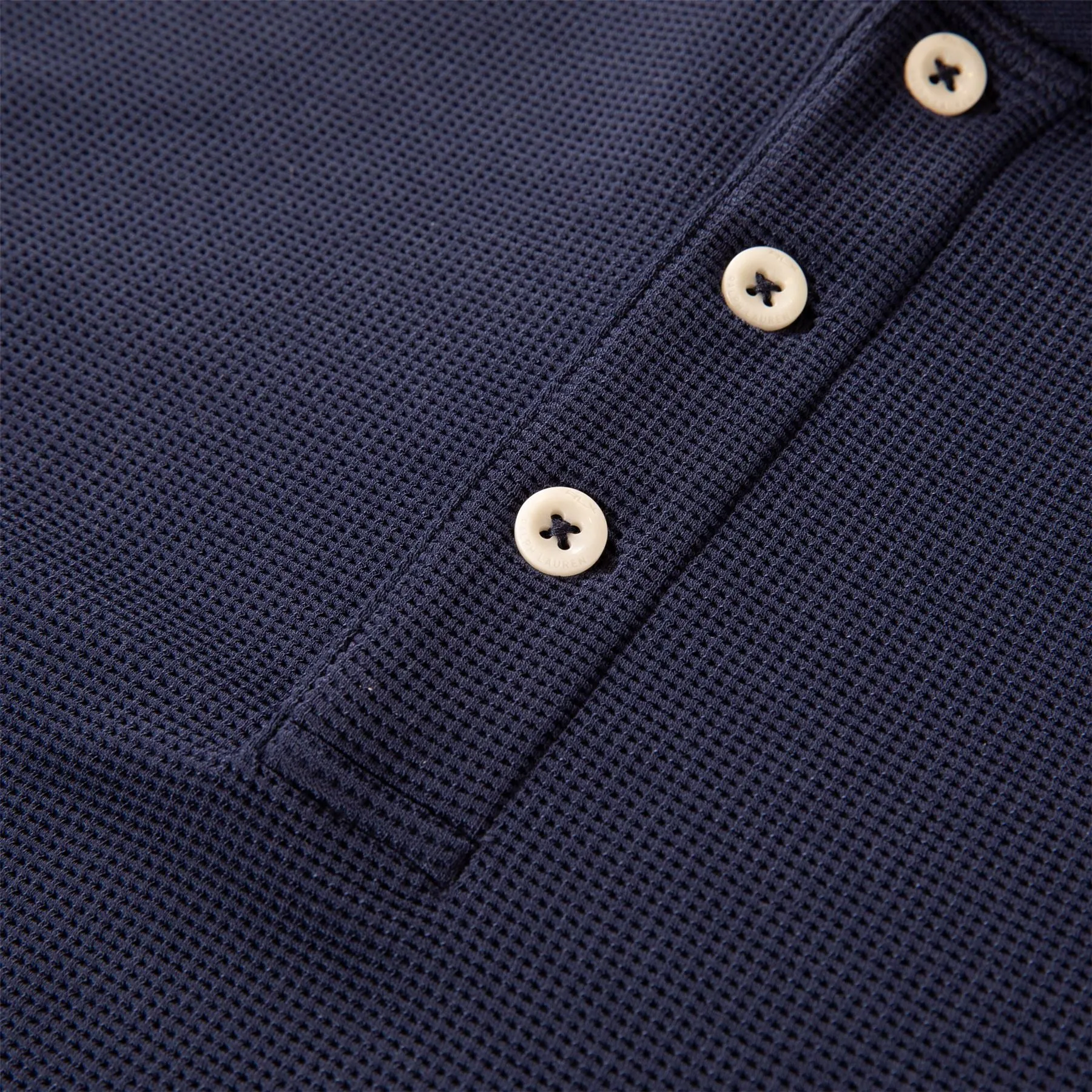 RLX Tech Waffle Henley Pullover in Refined Navy - AW24