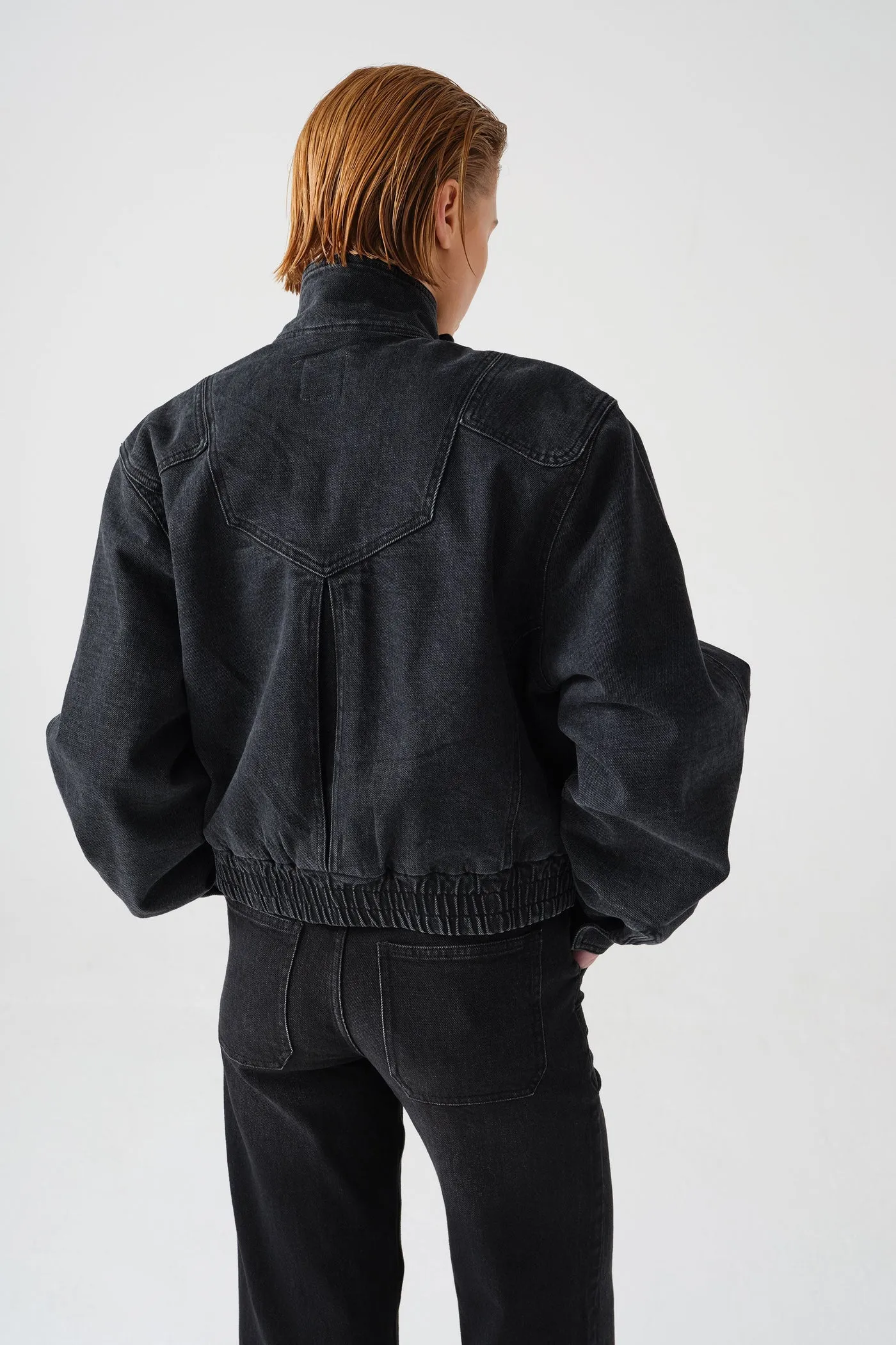 S&M Juno Jacket in Washed Black