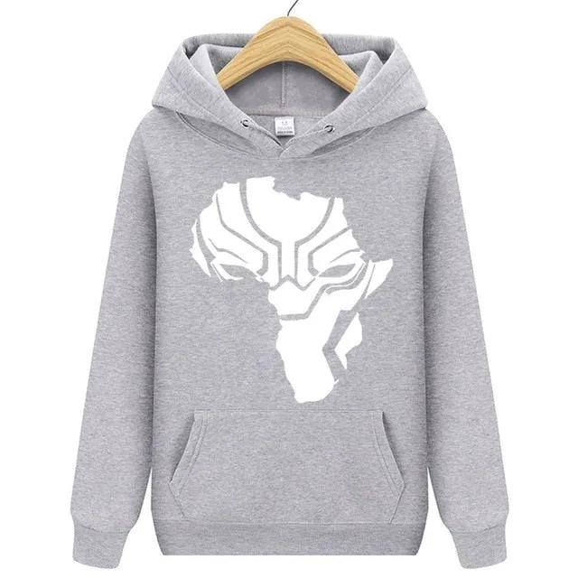 Superhero Black Panther Wakanda Warrior Hoodie Fleece