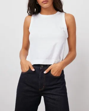 The Boxy Tank in White | White