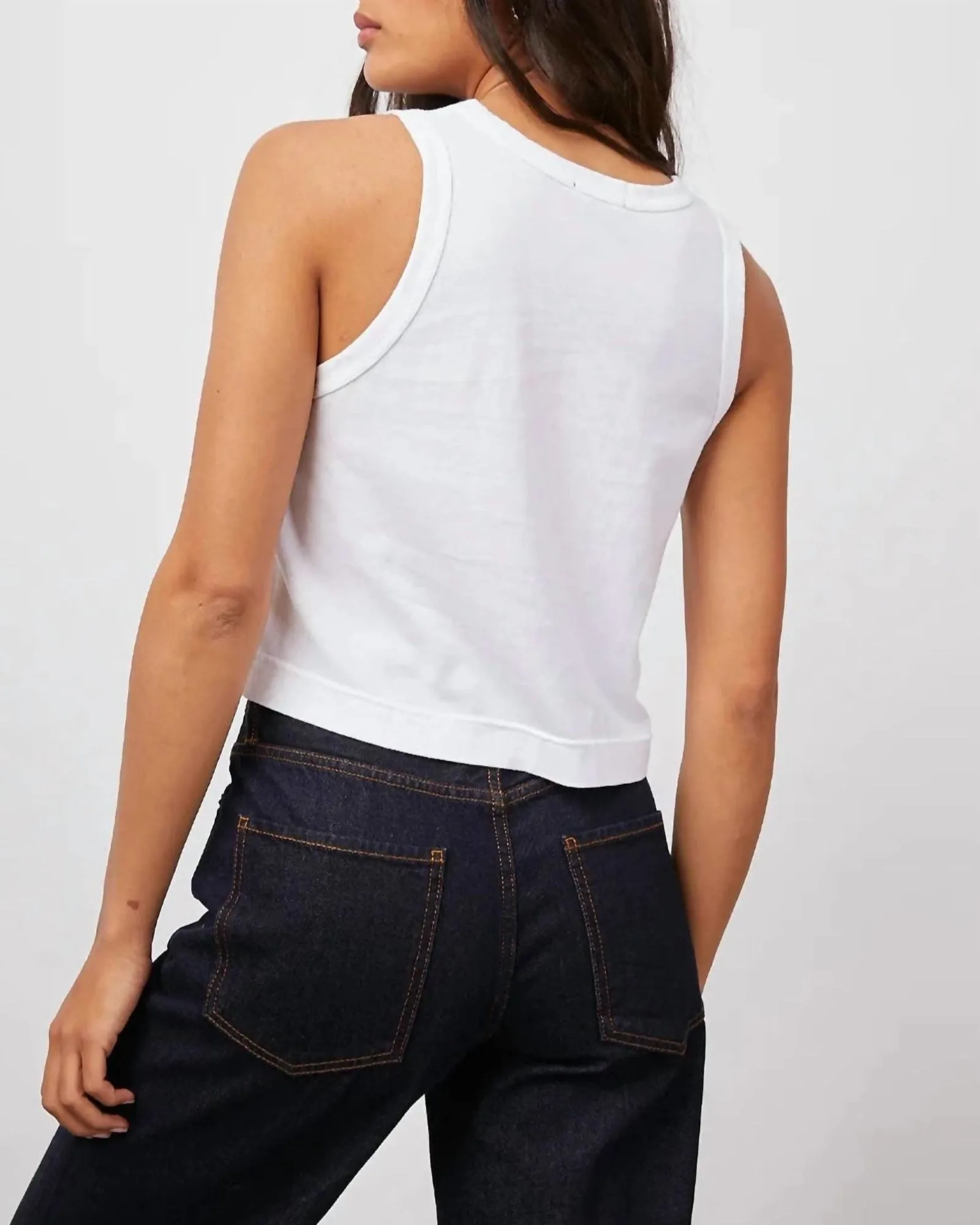The Boxy Tank in White | White