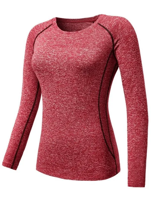 Women's Compression Quick-Dry Long-Sleeves Sports Shirt - SF0558