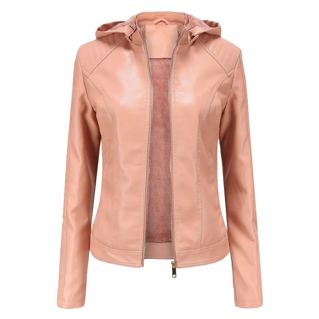 Women's Detachable Hood Jacket: Stylish & Versatile Outerwear