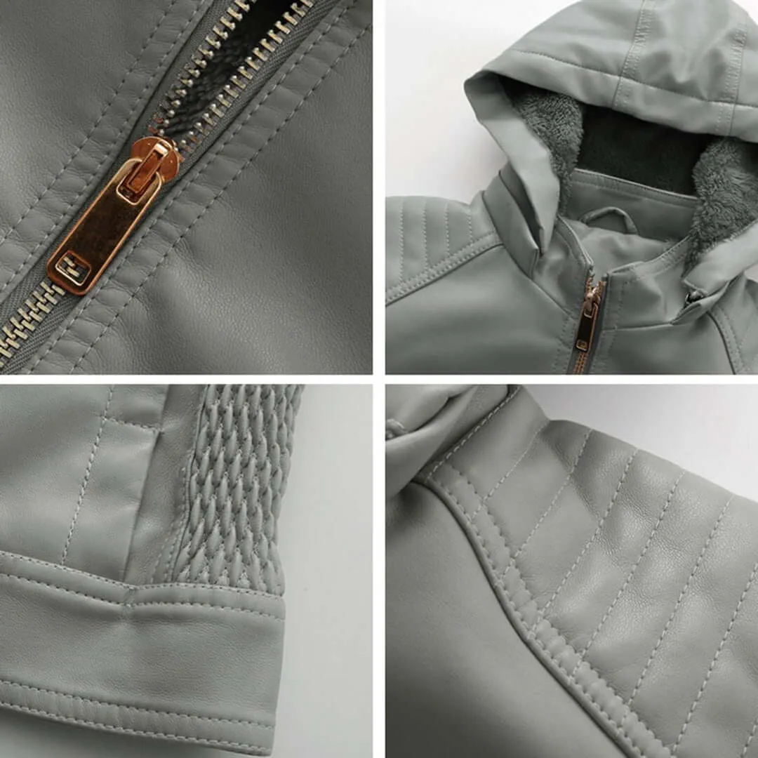 Women's Detachable Hood Jacket: Stylish & Versatile Outerwear