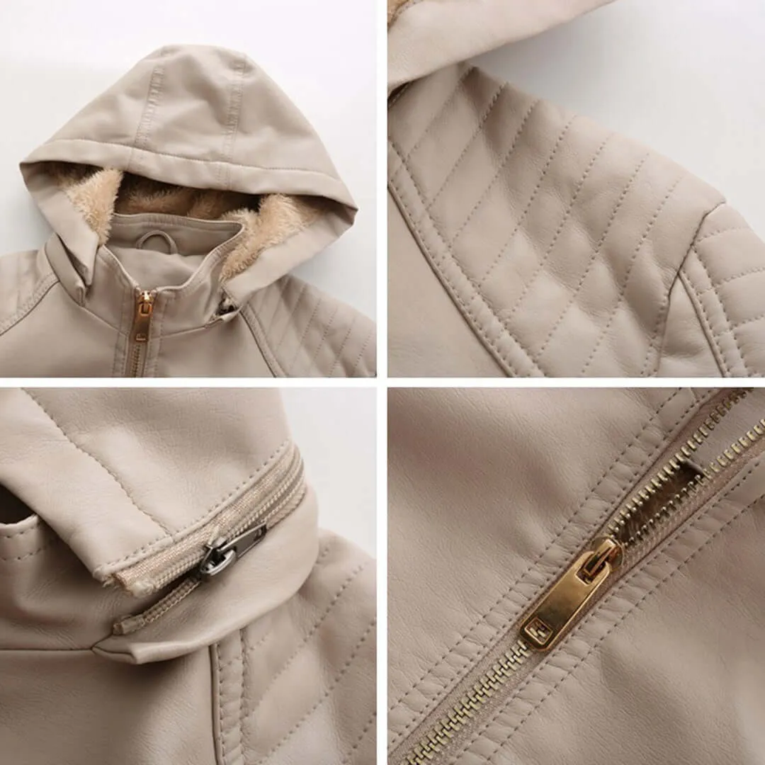 Women's Detachable Hood Jacket: Stylish & Versatile Outerwear