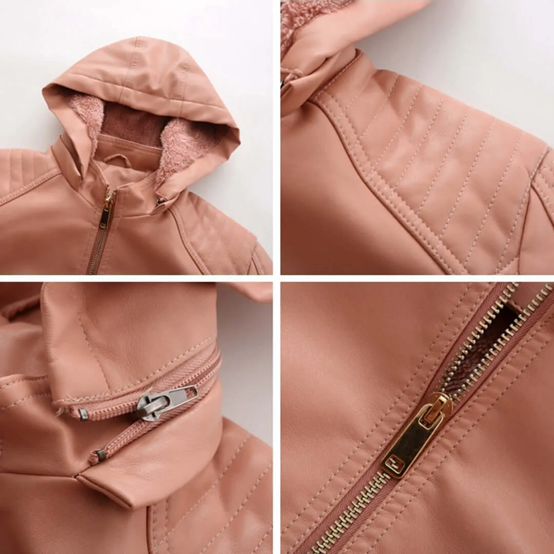 Women's Detachable Hood Jacket: Stylish & Versatile Outerwear