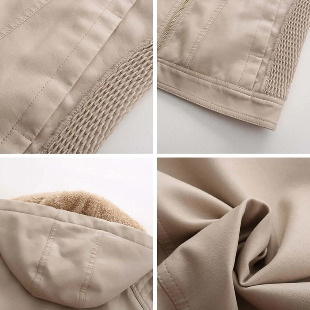 Women's Detachable Hood Jacket: Stylish & Versatile Outerwear