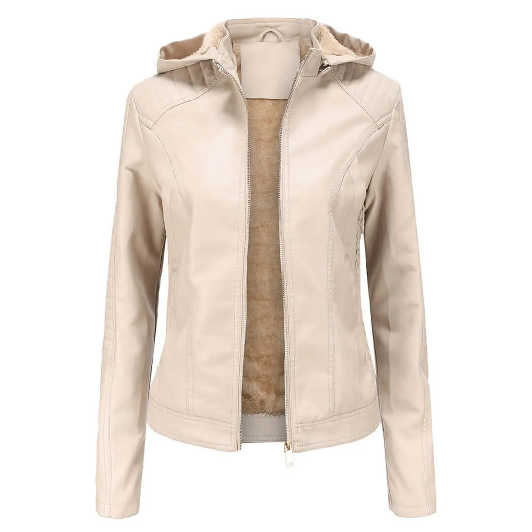 Women's Detachable Hood Jacket: Stylish & Versatile Outerwear