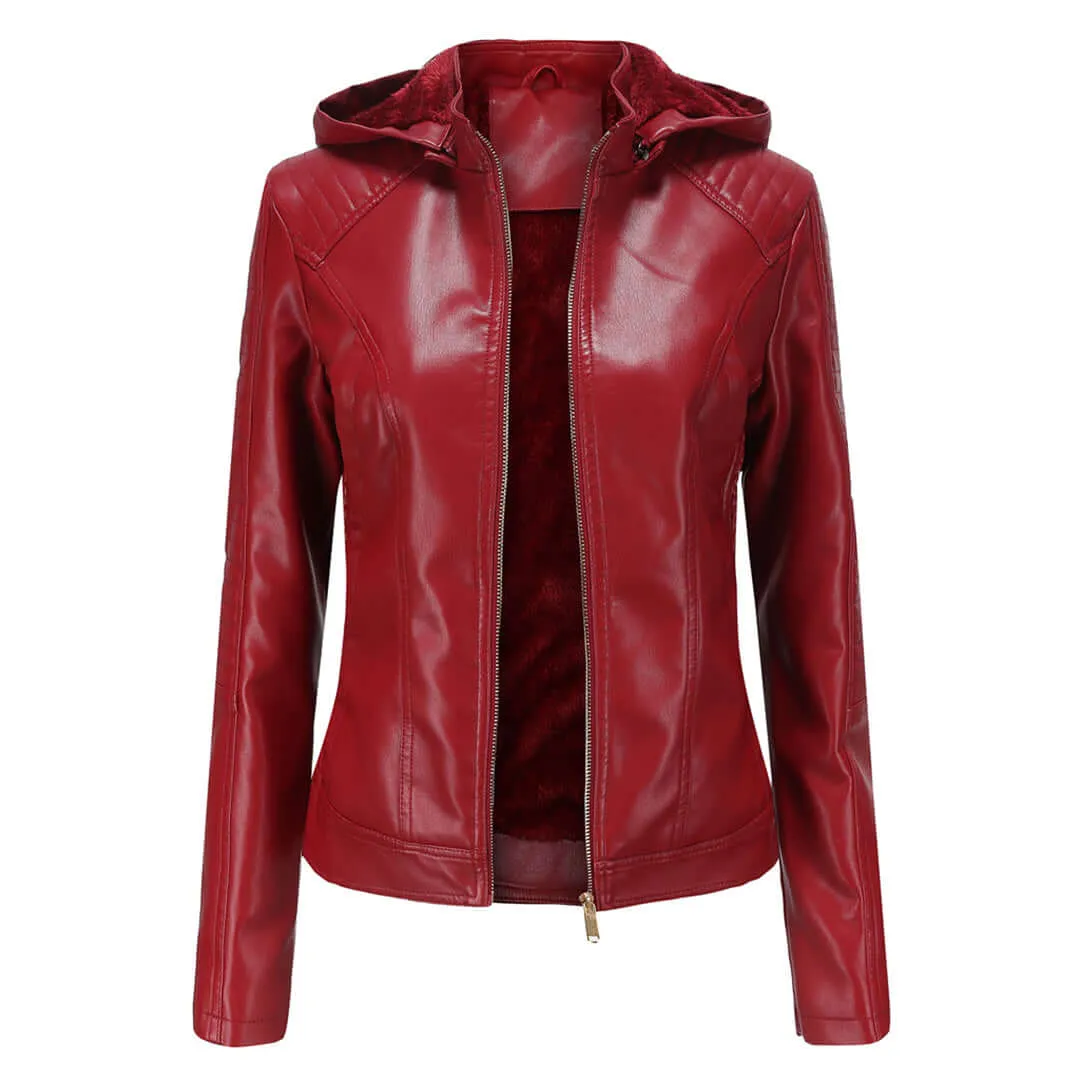 Women's Detachable Hood Jacket: Stylish & Versatile Outerwear