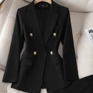 Women's Double-Breasted Blazer: Stylish & Versatile Outerwear