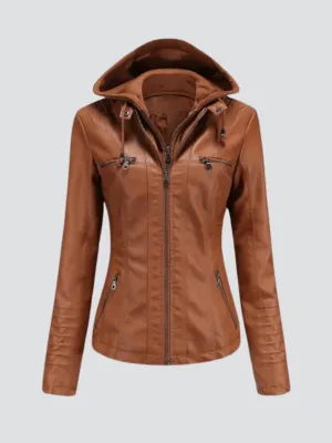 Women's Hooded Classic Jacket: Versatile & Stylish Outerwear