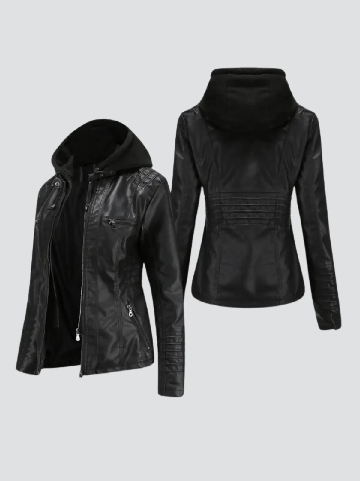 Women's Hooded Classic Jacket: Versatile & Stylish Outerwear